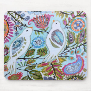 Tapis De Souris Oiseaux de papier I