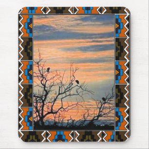 Tapis De Souris Oiseaux et branches