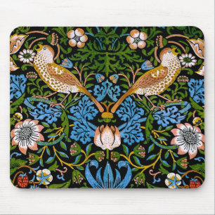 Tapis De Souris Oiseaux et fraises William Morris Art