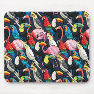 Tapis De Souris Oiseaux exotiques