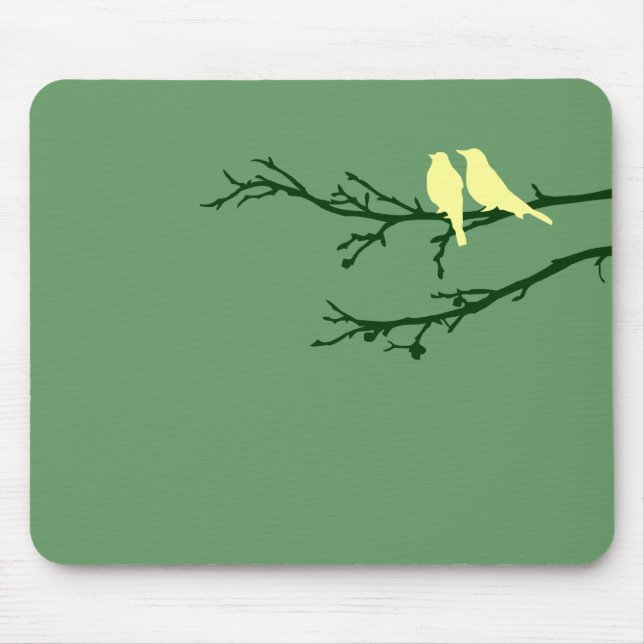 Tapis De Souris oiseaux moisis (Devant)