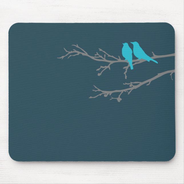 Tapis De Souris oiseaux moisis (Devant)