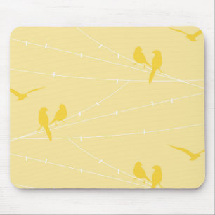 Tapis De Souris Oiseaux sur fil