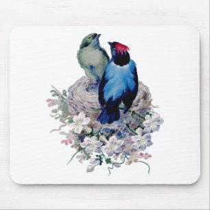 Tapis De Souris Oiseaux vintages