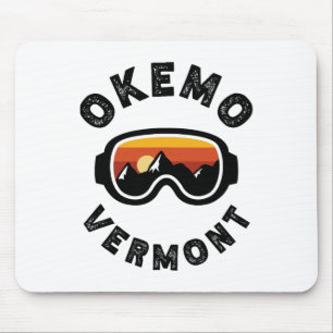 Tapis De Souris Okemo Ski Ski Snowboard Dans Vermont, Nouvelle Ang