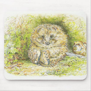 Tapis De Souris Old Mr Prickly Pin (Hedgehog) (by Beatrix Potter)