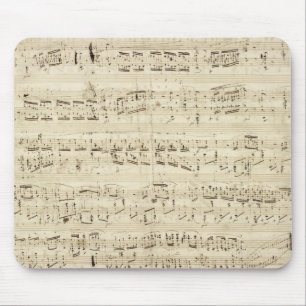 Tapis De Souris Old Music Notes - Chopin Music Sheet