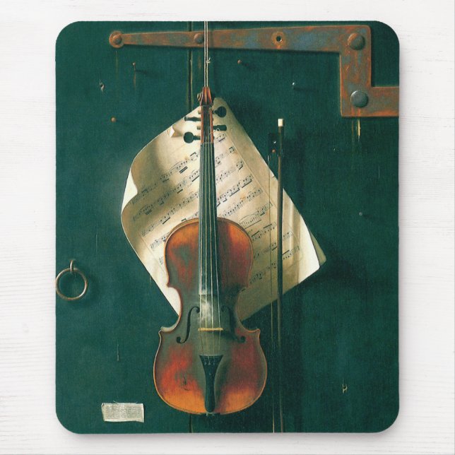 Tapis De Souris Old Violin Still Life by William Michael Harnett (Devant)
