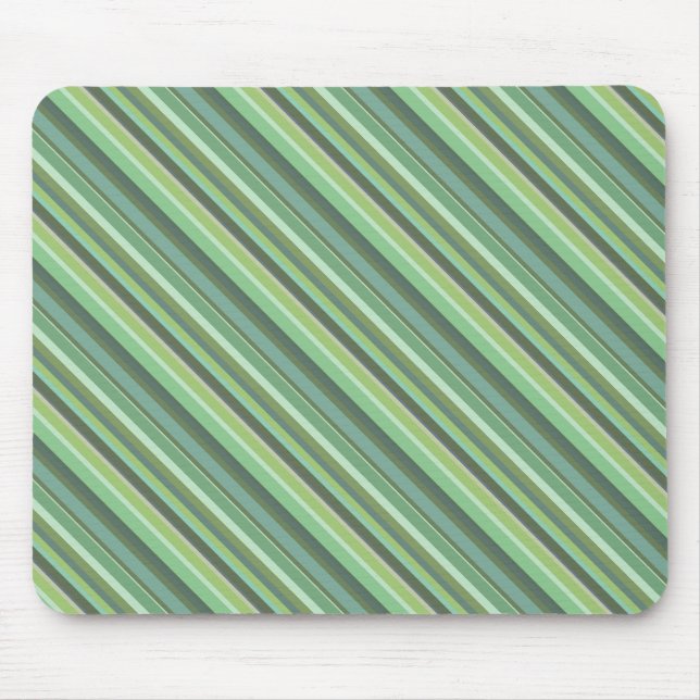 Tapis De Souris Olive green diagonal stripes (Devant)