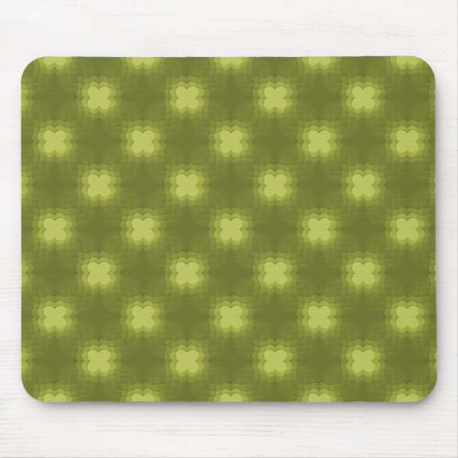 Tapis De Souris Olive Green Funky Flair Mousepad (Devant)