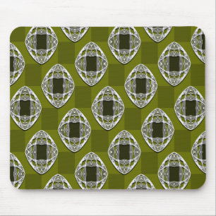 Tapis De Souris Olive Green Nouveau Motif vérifié