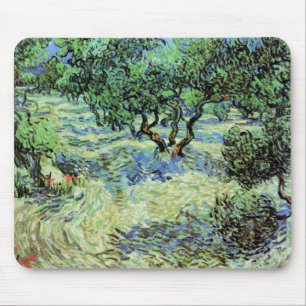 Tapis De Souris Olive Grove par Vincent van Gogh