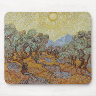 Tapis De Souris Olive Trees, par van Gogh