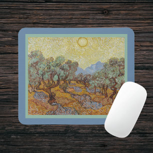 Tapis De Souris Olive Trees Vincent Van Gogh Réplique impressionni