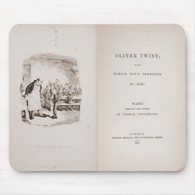Tapis De Souris Oliver Twist (Devant)