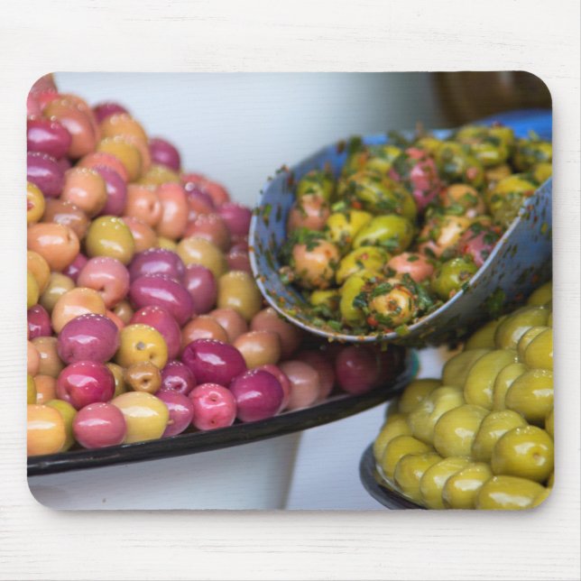 Tapis De Souris Olives Au Marché (Devant)