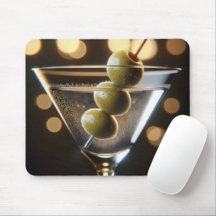 Tapis De Souris Olives dans un Martini