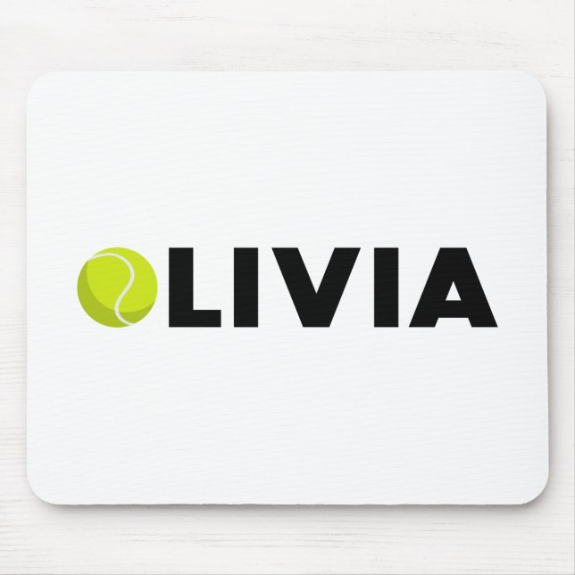 Tapis De Souris Olivia Tennis (Devant)