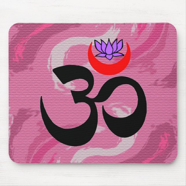 Tapis De Souris Om Artistique - Yoga Mousepad (Devant)