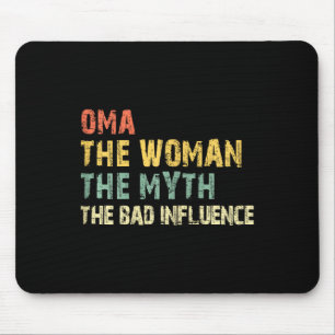 Tapis De Souris Oma La Femme Le Mythe D Influence Funny Vinta