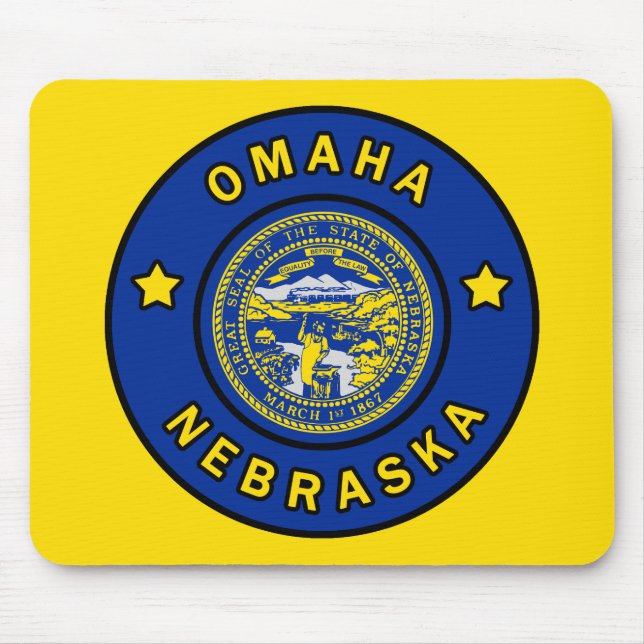 Tapis De Souris Omaha Nebraska (Devant)