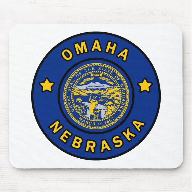 Tapis De Souris Omaha Nebraska (Devant)
