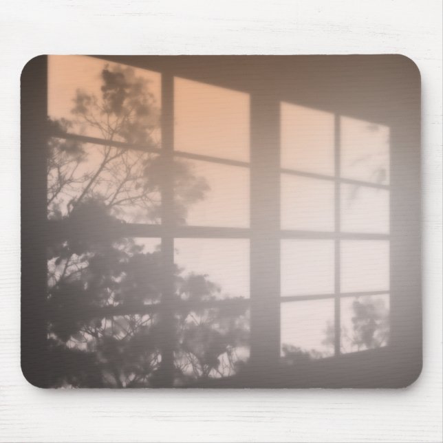 Tapis De Souris Ombre De Fenêtre Avec Foliage (Devant)