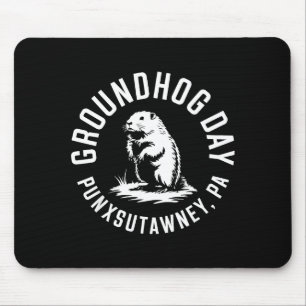 Tapis De Souris Ombré drôle de Groundhog Jour de la marmotte Punxs