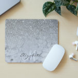 Tapis De Souris Ombre Parties scintillant Argent Classic Marbre te<br><div class="desc">Cette conception ne contient pas de parties scintillant ou de séquences réelles. Il peut être personnalisé dans la zone fournie en modifiant la photo et/ou le texte. Vous pouvez également le customiser en cliquant sur Personnaliser ce Modèle, puis en choisissant l'option cliquer pour customiser et supprimer ou modifier la couleur...</div>