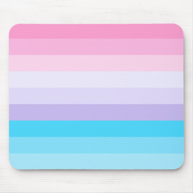 Tapis De Souris Ombre rose, pourpre, et bleu (Devant)