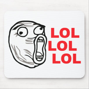 Tapis De Souris omfg d'omg de rofl d'humour de meme de visage de
