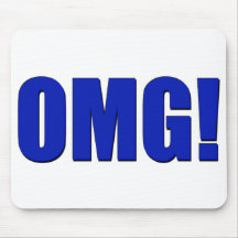 OMG ! Mousepad bleu