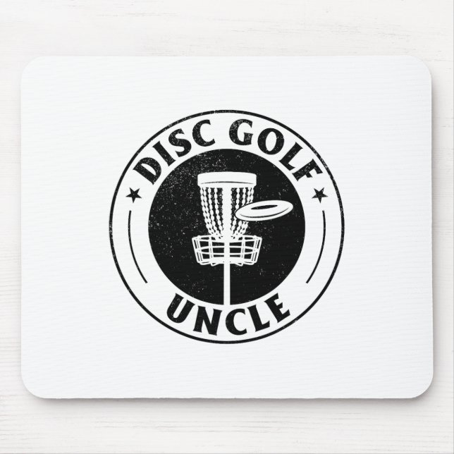 Tapis De Souris Oncle de Disc Golf - Oncle de Disc Golf Disc Golf  (Devant)