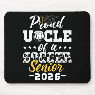 Tapis De Souris Oncle fier d'un senior de football 2026 Gif de rem