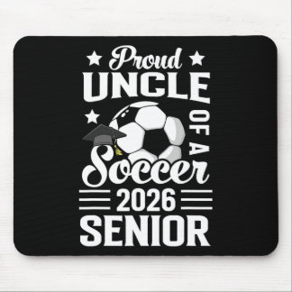 Tapis De Souris Oncle fier d'un senior de soccer diplômé en 2026