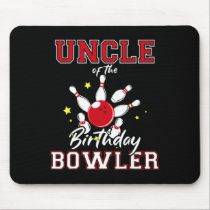 Tapis De Souris Oncle Of The Birthday Bowler Anniversaire Bowling