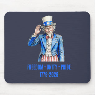 Tapis De Souris Oncle Sam Joyeux 14 juillet Patriotique