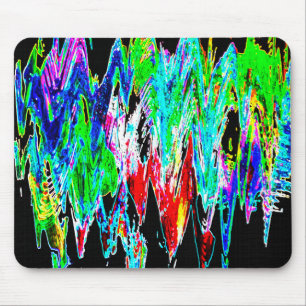 Tapis De Souris Ondes colorées