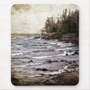 Tapis De Souris Ondes du lac Supérieur