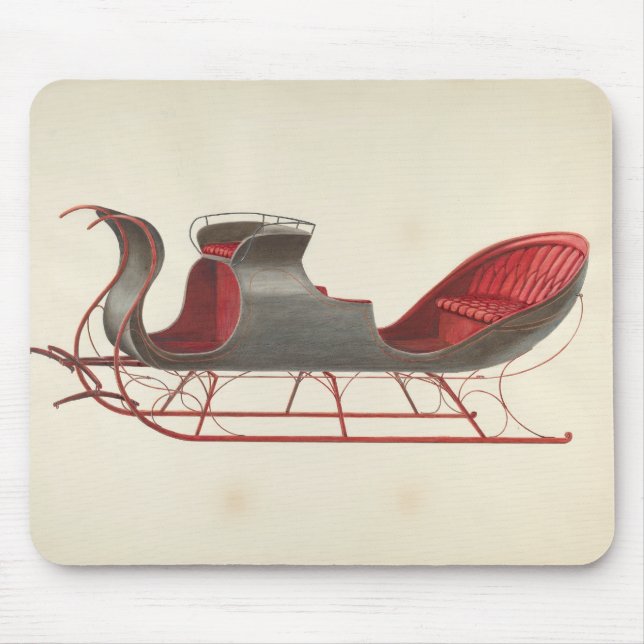 Tapis De Souris One Horse Open Sleigh - Noël (Devant)