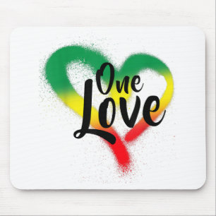 Tapis De Souris One Love One Heart Reggae Vibes