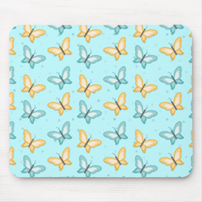 Tapis De Souris Ongles papillon faciles (Devant)