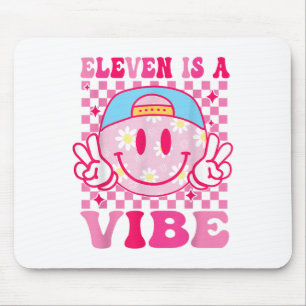 Tapis De Souris Onze Est Une Vibe Anniversaire 11 Anniversaire Fil