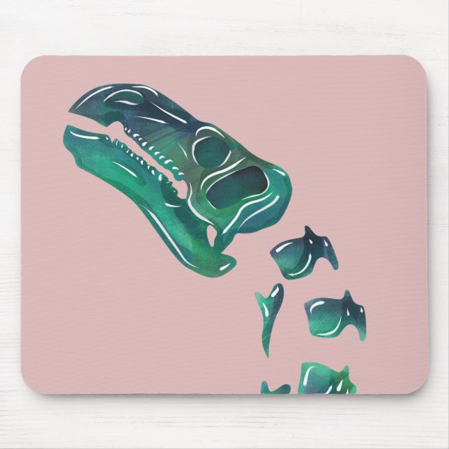Tapis De Souris Opal Iguanodon Dinosaur (Devant)