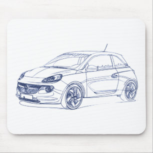 Tapis De Souris Opel Adam 2013