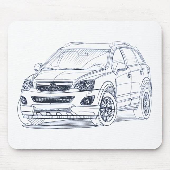 Tapis De Souris Opel Antara 2011 (Devant)