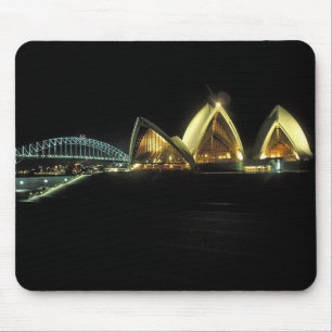 Tapis De Souris Opéra de Sydney la nuit, Nouvelle-Galles du Sud, 2