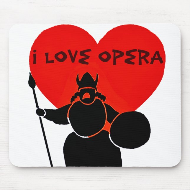 Tapis De Souris Opéra Lover_ (Devant)