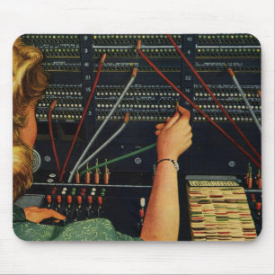 Tapis De Souris Opérateur de tableau de bord téléphonique, entrepr