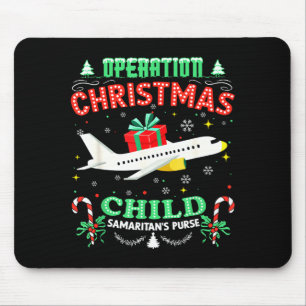 Tapis De Souris Opération Enfant de Noël Famille Drôle Corresponda